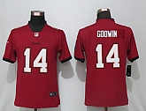 Women Nike Tampa Bay Buccaneers 14 Godwin Red Alternate Vapor Limited Jersey,baseball caps,new era cap wholesale,wholesale hats
